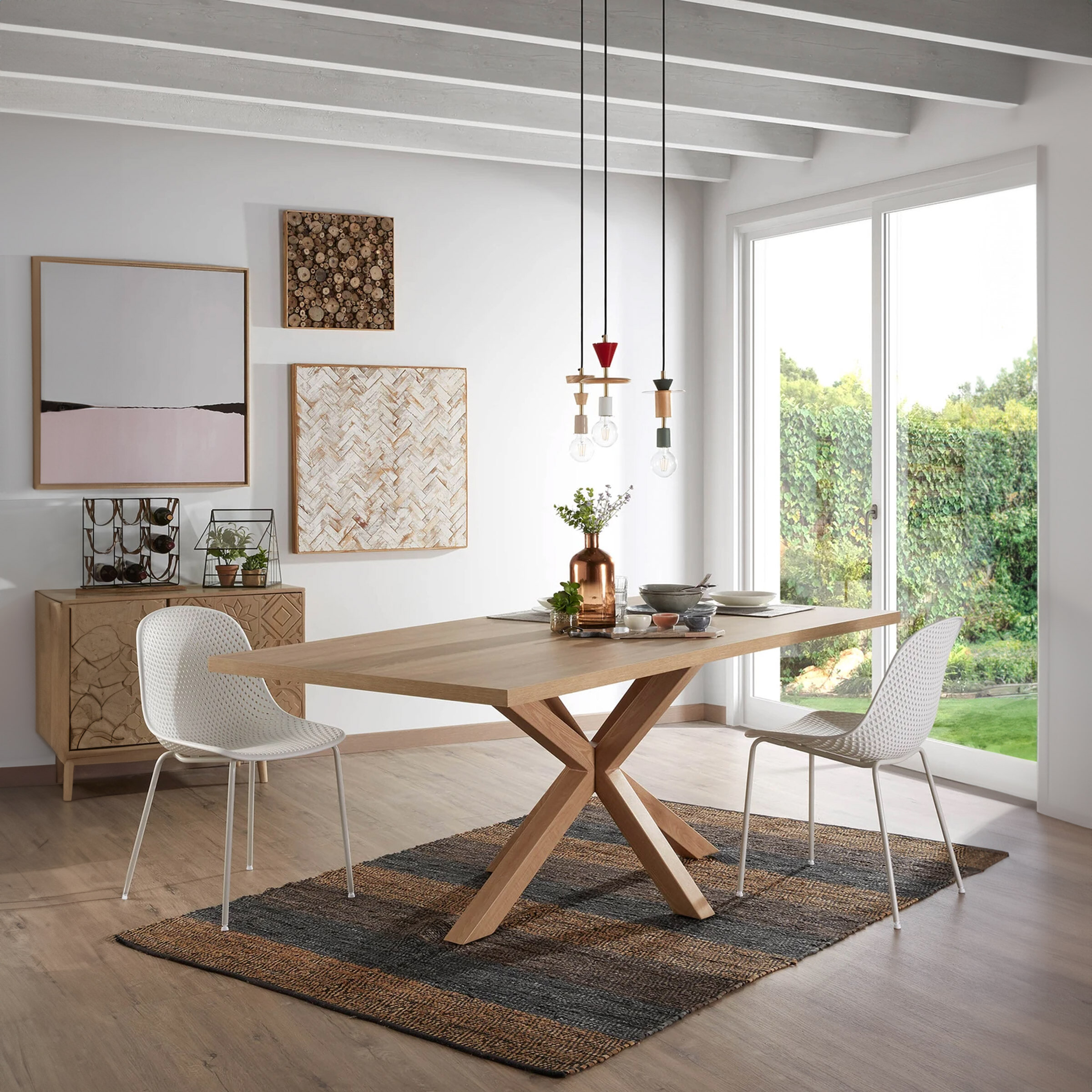 Kave Home Eettafel 'Argo' Eikenlook