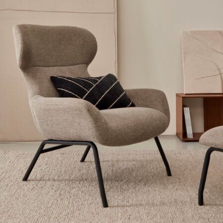 Kave Home Fauteuil 'Belina' kleur Lichtbruin | Kave Home
