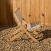 Kave Home Fauteuil 'Chabeli' Acaciahout