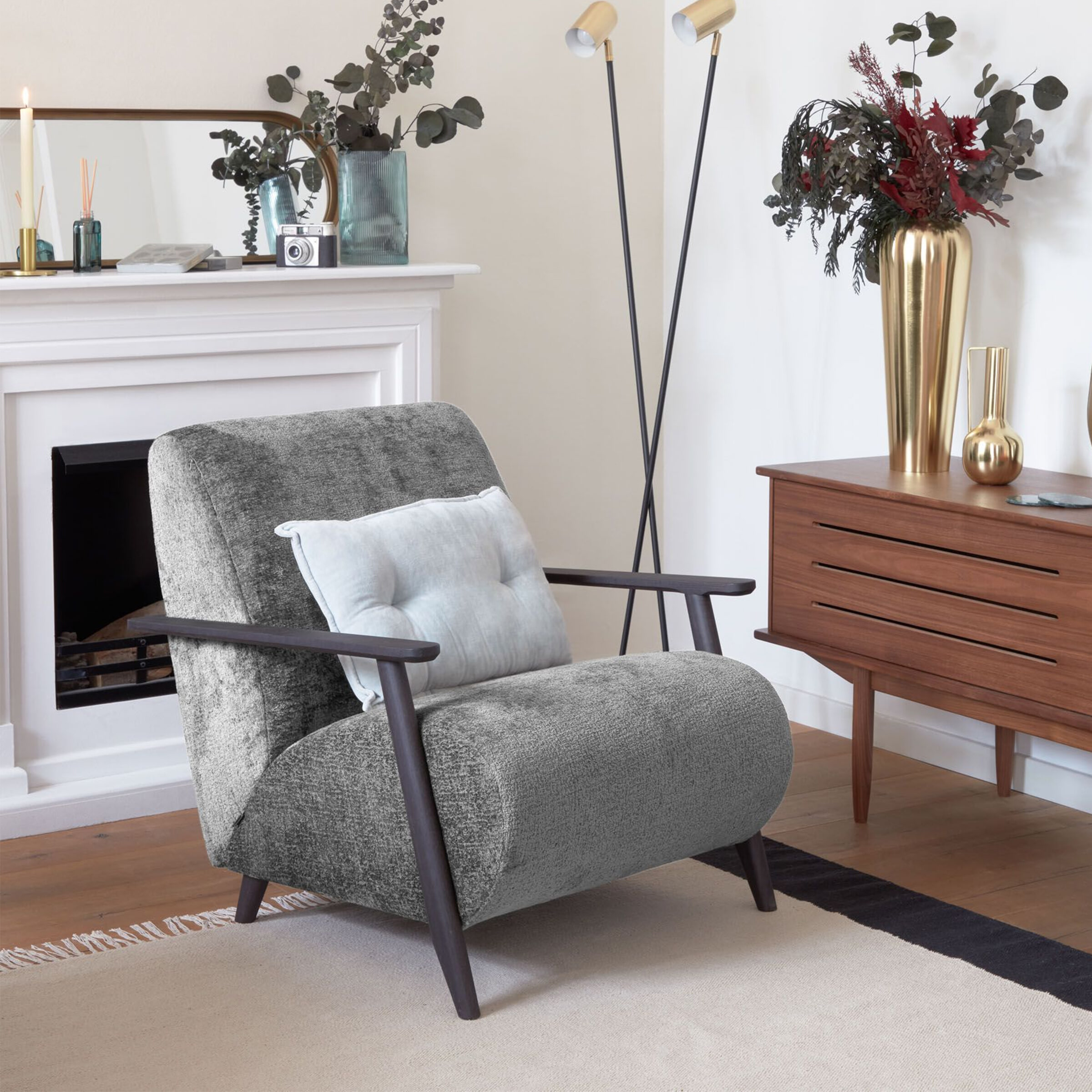 Kave Home Fauteuil 'Meghan' Chenille