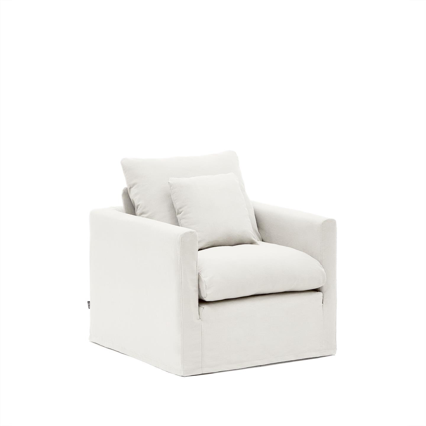 Kave Home Fauteuil 'Nora' kleur Ecru | Kave Home