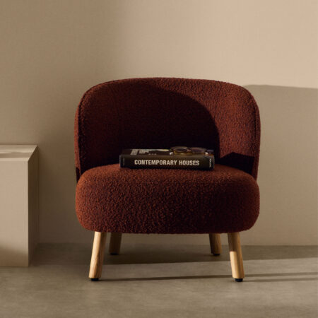 Kave Home Fauteuil 'Ulit' Bouclé