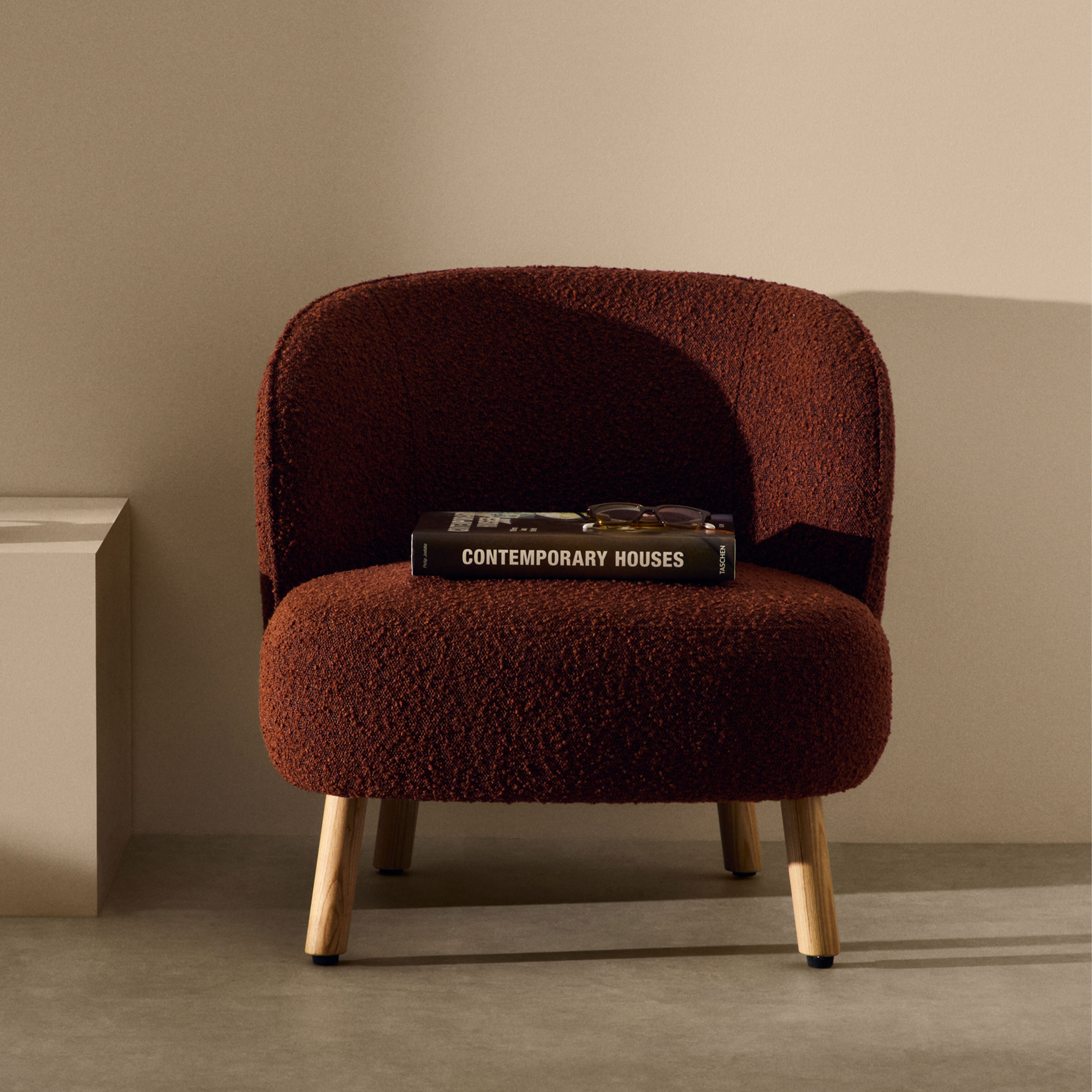 Kave Home Fauteuil 'Ulit' Bouclé