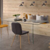 Kave Home Glazen Eettafel 'Burano'