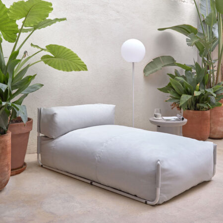 Kave Home Modulaire Outdoor Bank 'Square' Chaise Longue