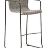 Kave Home Outdoor Barkruk 'Maurina' Touw en staal