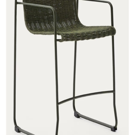 Kave Home Outdoor Barkruk 'Maurina' Touw en staal