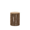 Kave Home Outdoor Bijzettafel 'Dandara' Acaciahout en touw