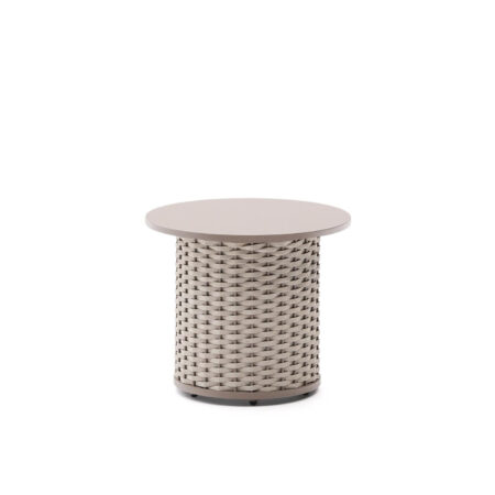 Kave Home Outdoor Bijzettafel 'Sedalis' Aluminium en touw