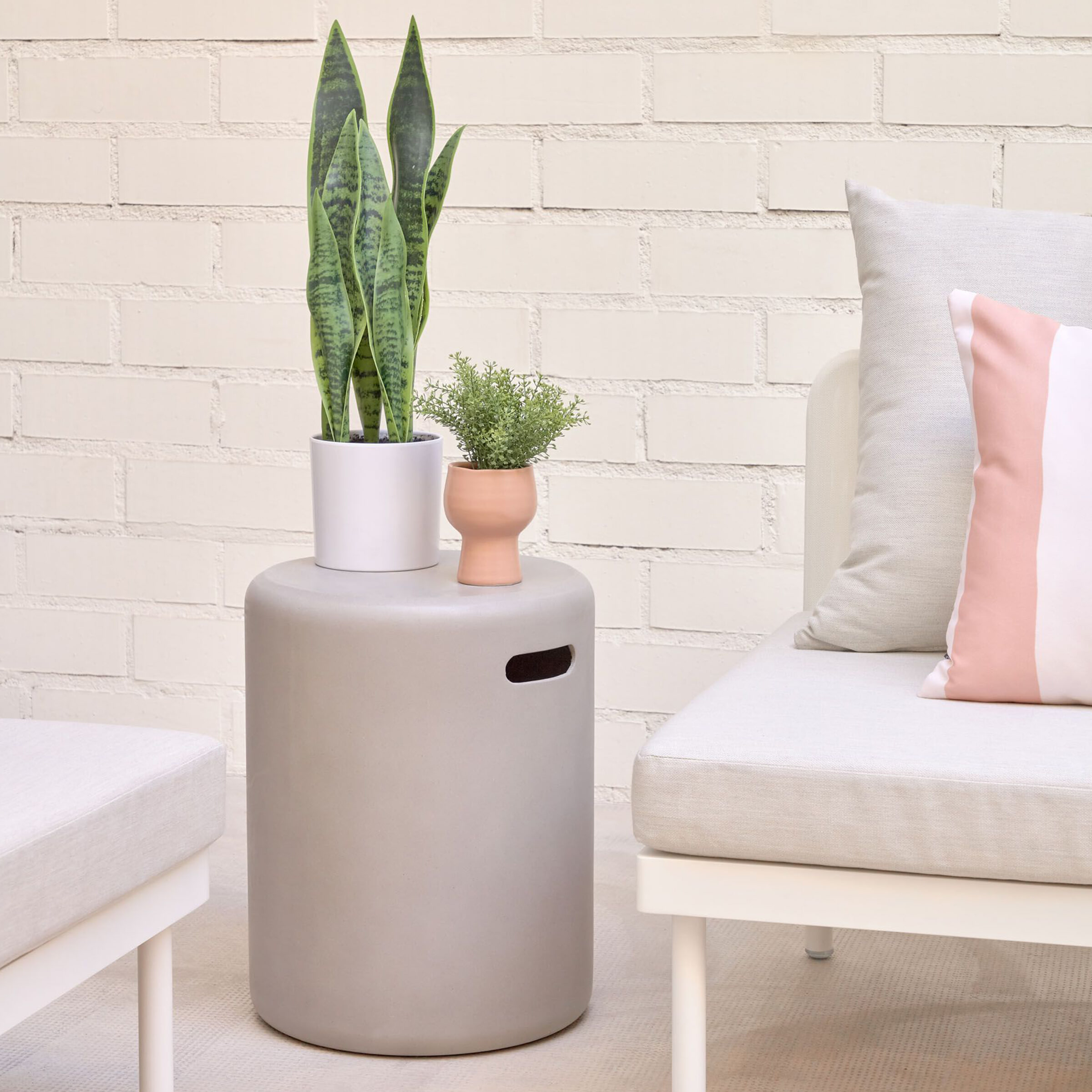 Kave Home Outdoor Bijzettafel 'Taimi' Ø35cm