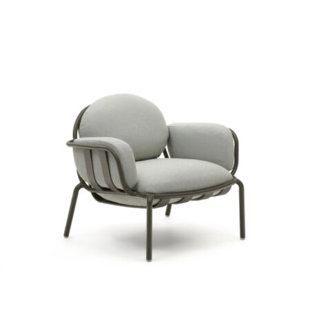 Kave Home Outdoor Fauteuil 'Joncols' kleur Grijs/Groen | Kave Home