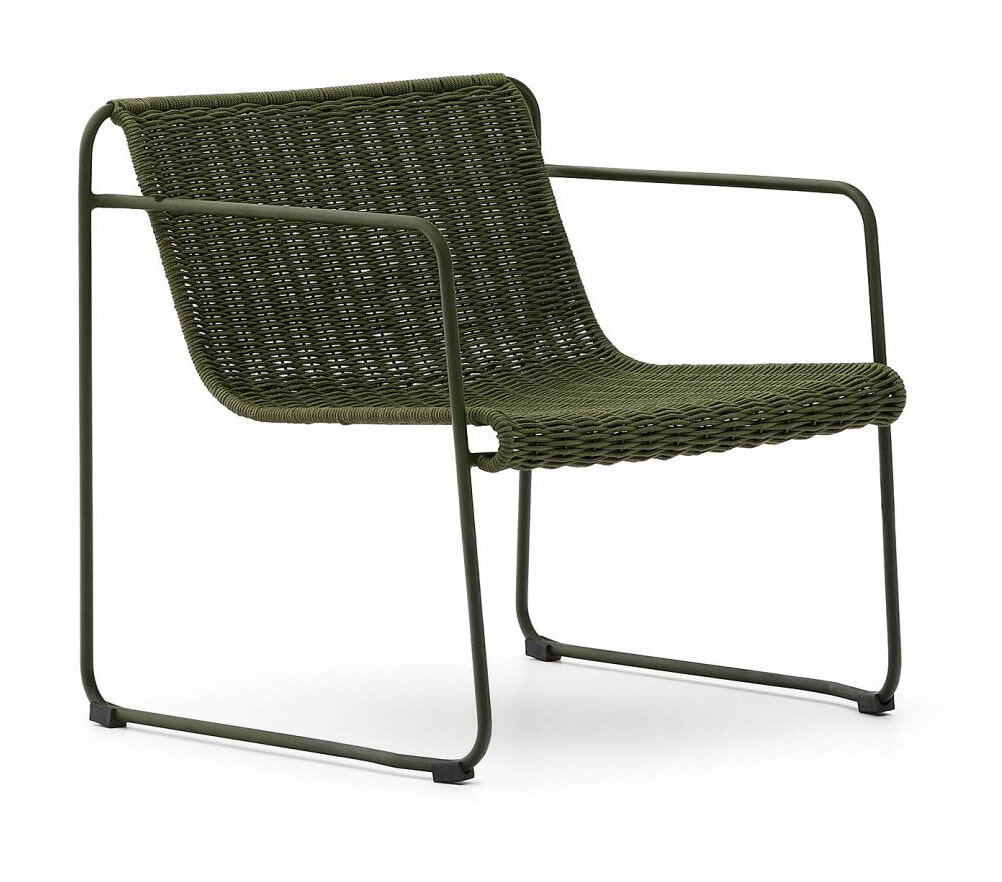 Kave Home Outdoor Fauteuil 'Maurina' Touw en staal