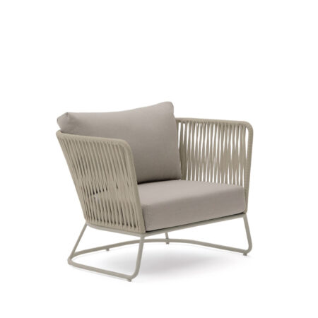 Kave Home Outdoor Fauteuil 'Saconca' Gevlochten touw