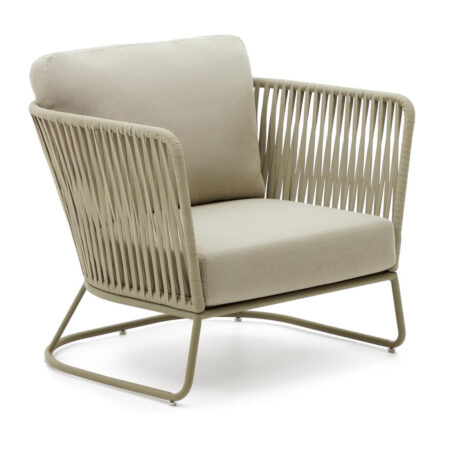 Kave Home Outdoor Fauteuil 'Saconca' Gevlochten touw
