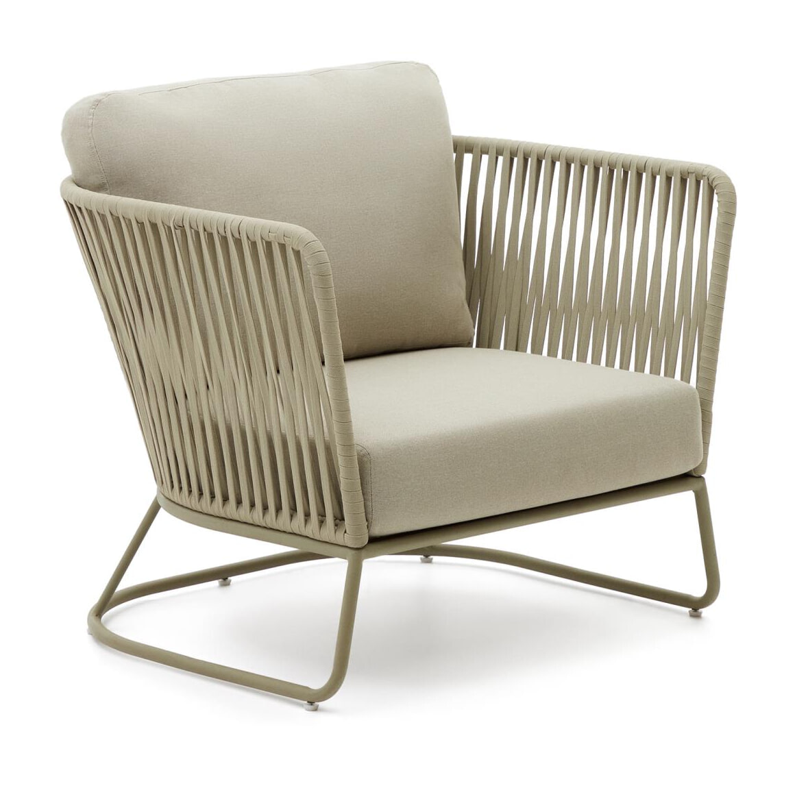 Kave Home Outdoor Fauteuil 'Saconca' Gevlochten touw