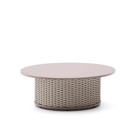 Kave Home Outdoor Salontafel 'Sedalis' Aluminium en touw