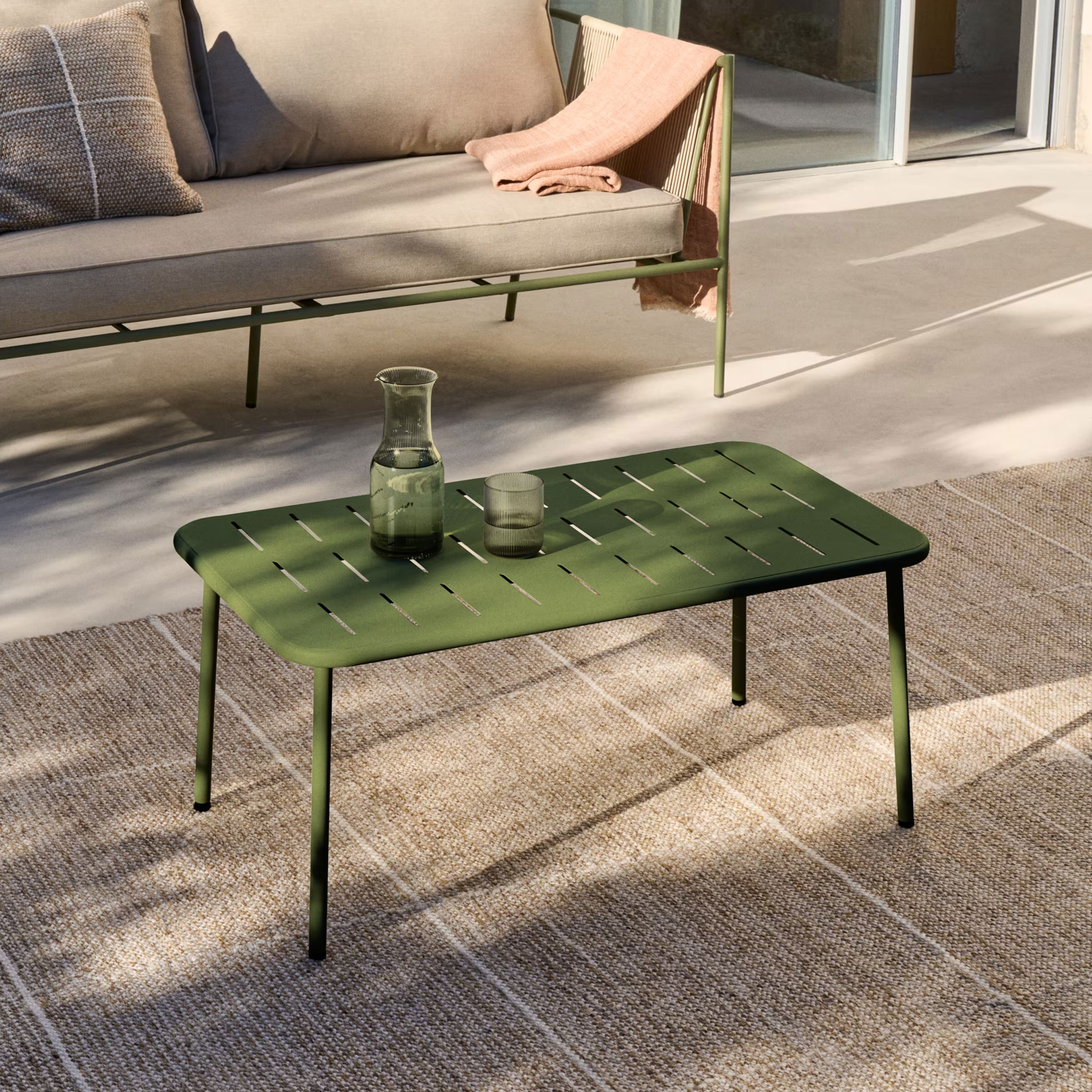 Kave Home Outdoor Salontafel 'Zivia' 90 x 50cm