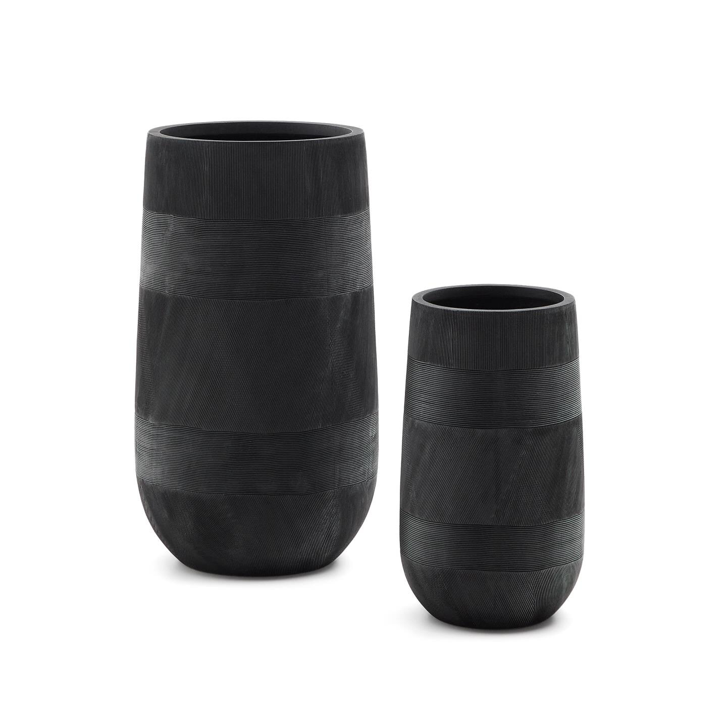 Kave Home Plantenpot 'Tival' Set van 2 stuks