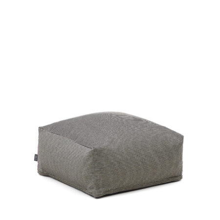 Kave Home Poef Famara - Donkerblauw | Kave Home