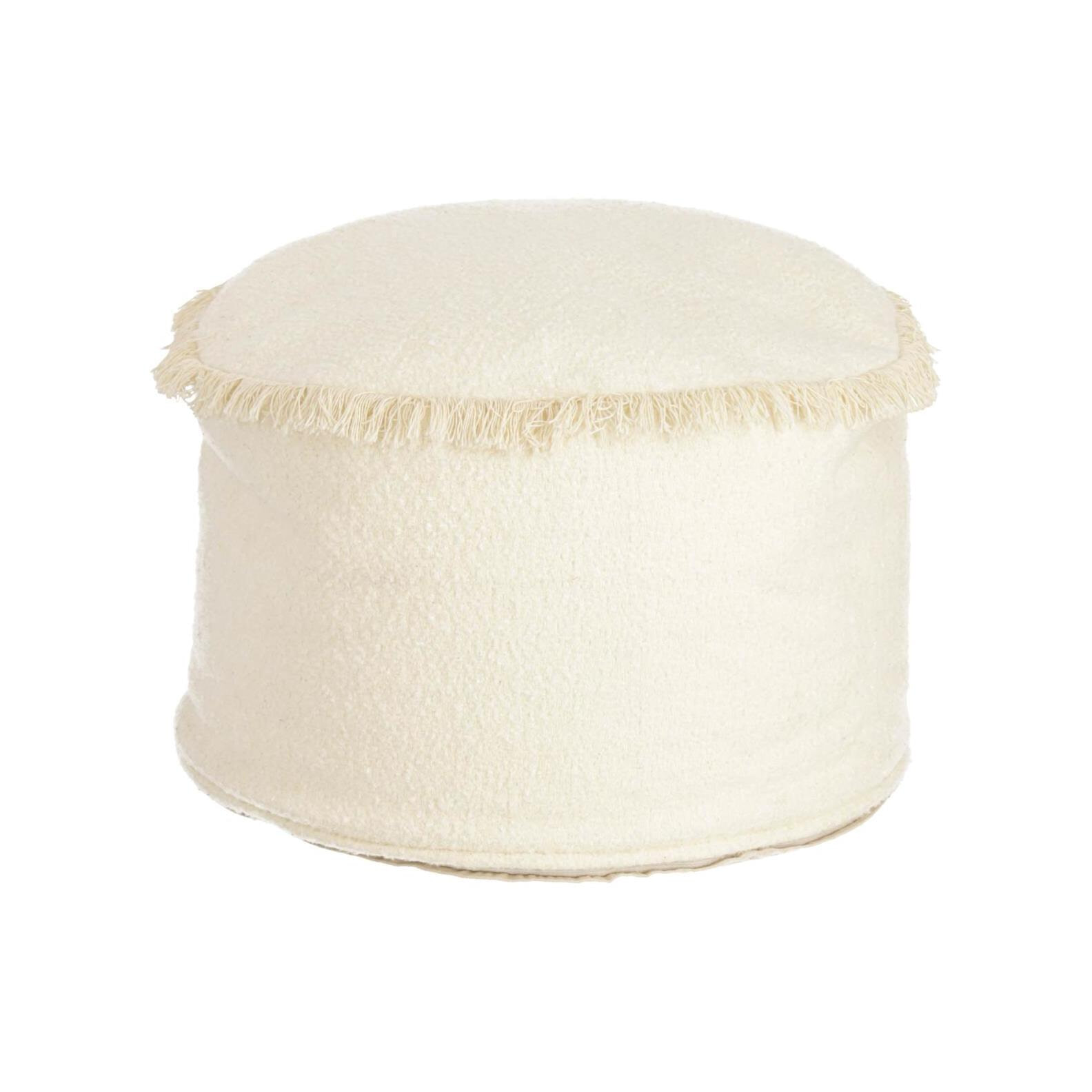 Kave Home Poef Verenice - Beige - Rond | Kave Home
