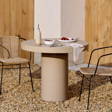 Kave Home Ronde Bistrotafel 'Aiguablava' Beton