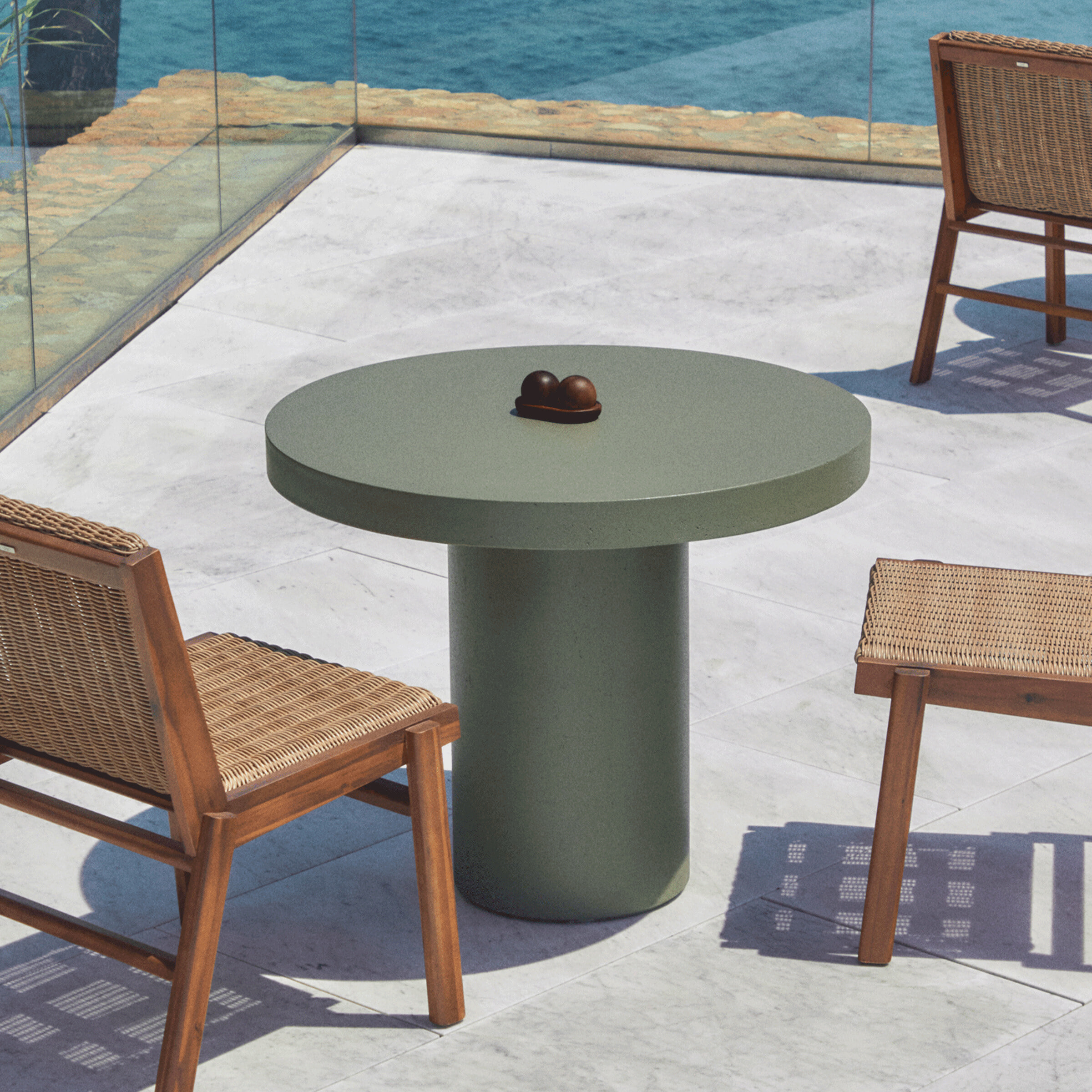 Kave Home Ronde Bistrotafel 'Aiguablava' Beton