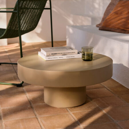 Kave Home Ronde Salontafel 'Aiguablava' Beton