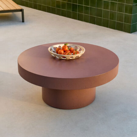 Kave Home Ronde Salontafel 'Aiguablava' Beton