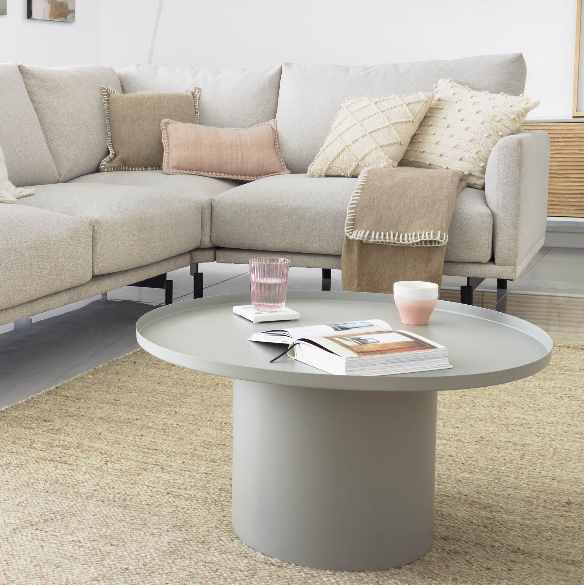 Kave Home Ronde Salontafel 'Fleksa' 72cm