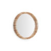 Kave Home Ronde Spiegel 'Polke' Teakhout