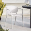 Kave Home Tuinstoel 'Ania' kleur Wit | Kave Home