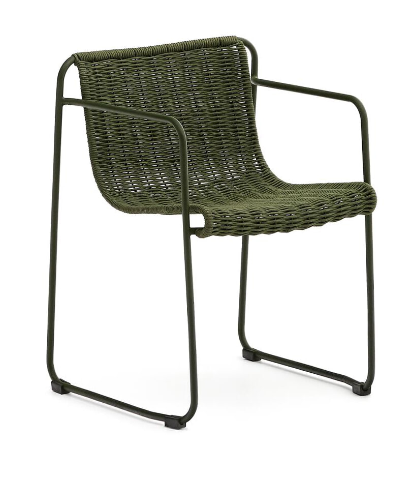 Kave Home Tuinstoel 'Maurina' Touw en staal