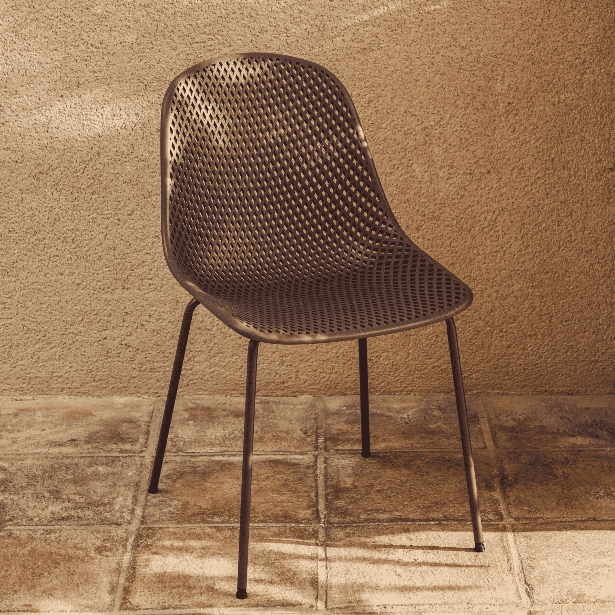 Kave Home Tuinstoel 'Quinby' kleur Bruin | Kave Home