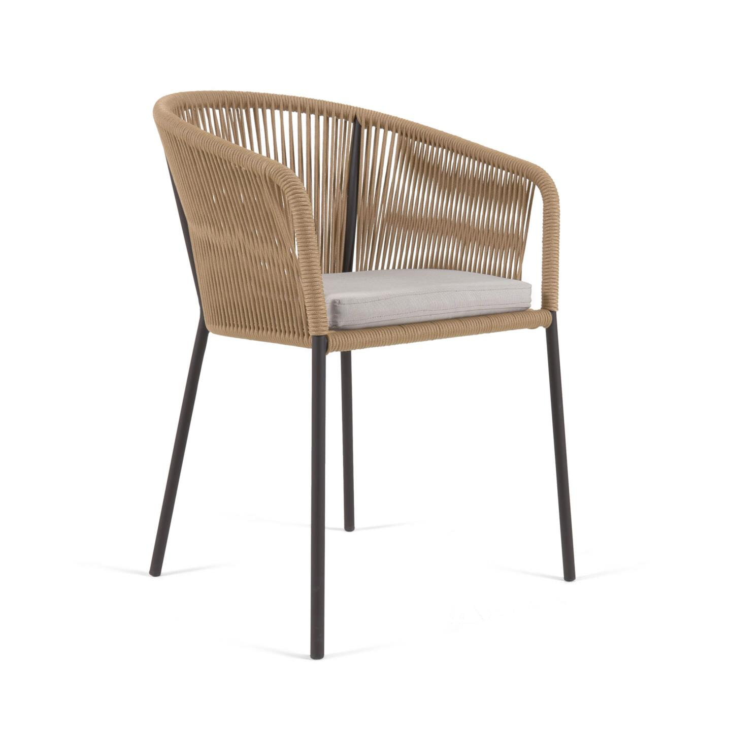 Kave Home Tuinstoel 'Yanet' kleur Beige | Kave Home