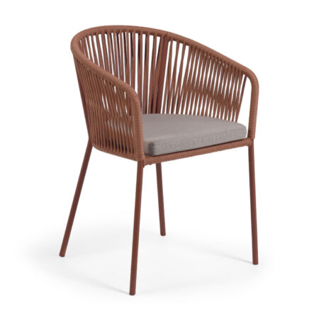 Kave Home Tuinstoel 'Yanet' kleur Terracotta | Kave Home