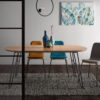 Kave Home Uitschuifbare Ovale Eettafel 'Novac' 140 - 220 x 90cm | Kave Home