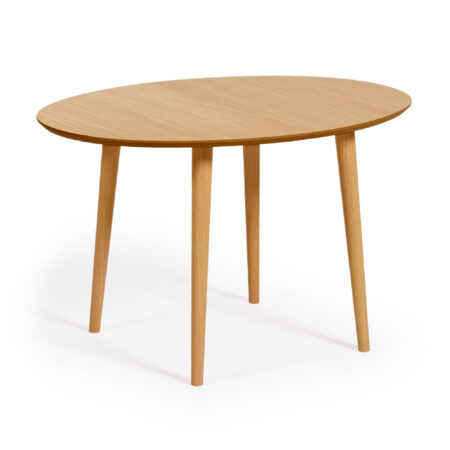 Kave Home Uitschuifbare Ovale Eettafel 'Oqui' 120 - 200 x 90cm