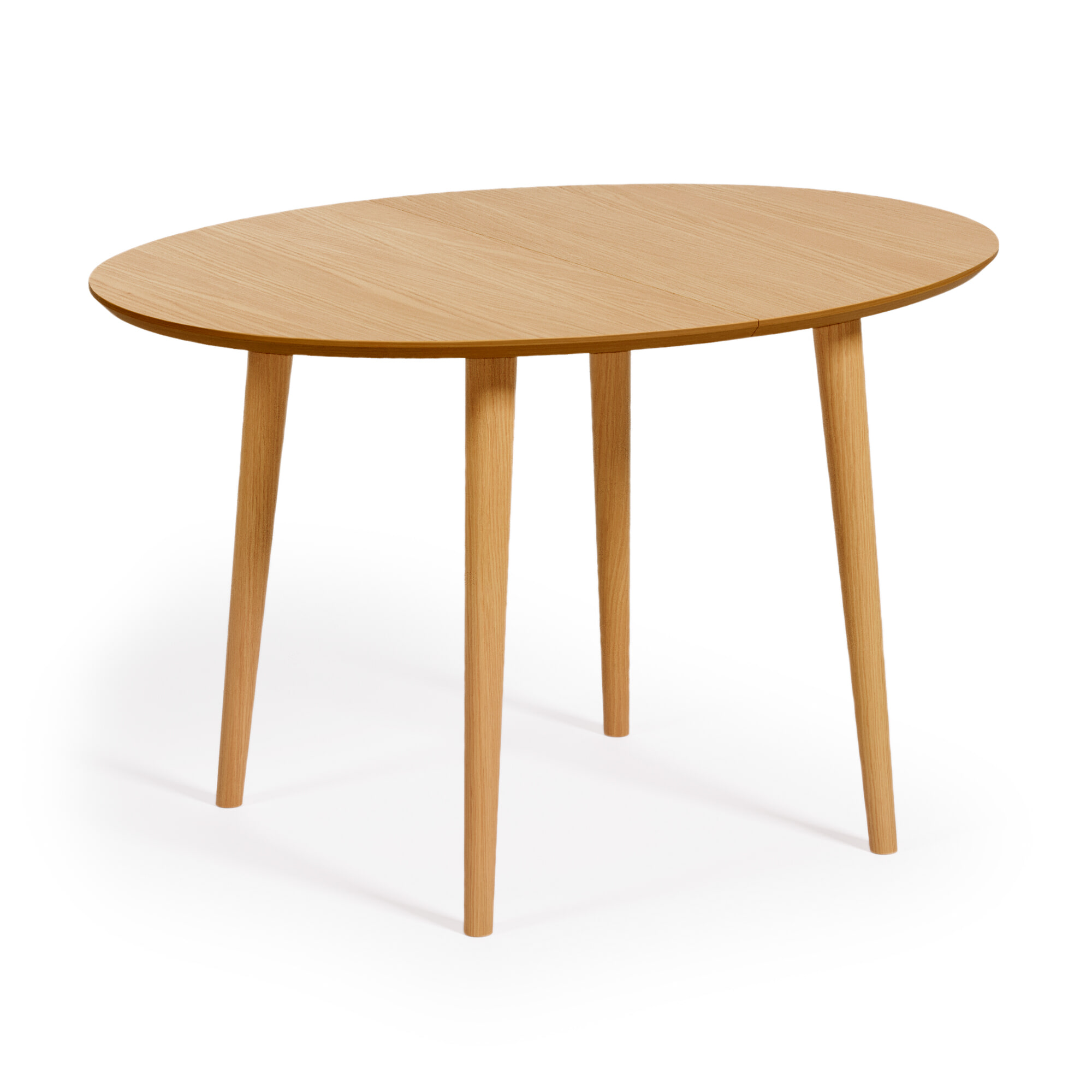Kave Home Uitschuifbare Ovale Eettafel 'Oqui' 120 - 200 x 90cm