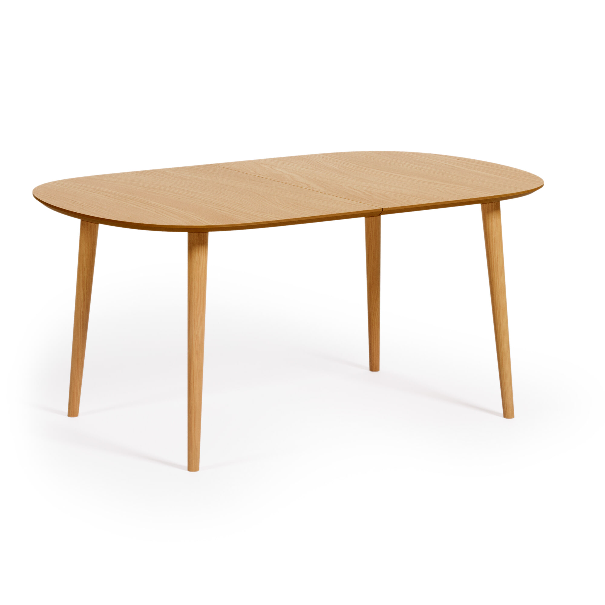 Kave Home Uitschuifbare Ovale Eettafel 'Oqui' 160 - 260 x 100cm