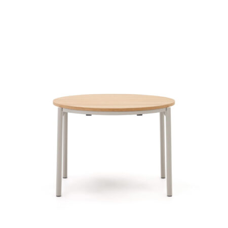 Kave Home Uitschuifbare Ronde Eettafel 'Montuiri' 90-170 x 90cm