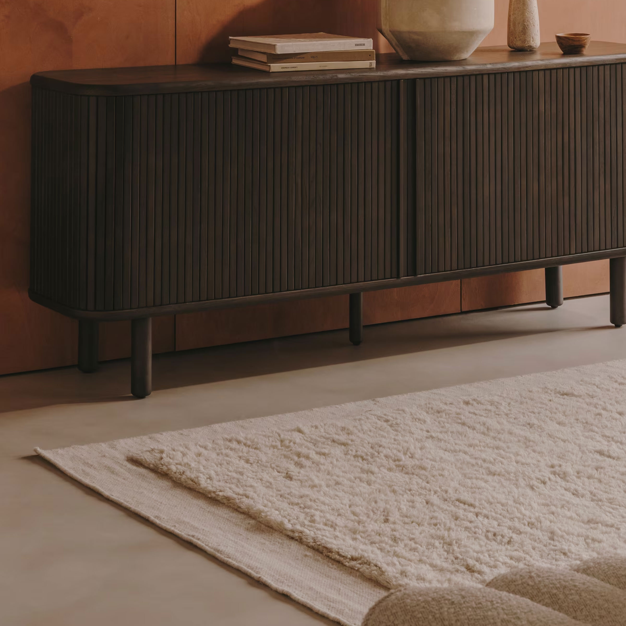 Kave Home Vloerkleed 'Marely' Wol
