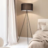 Kave Home Vloerlamp 'Ikia' kleur Zwart | Kave Home