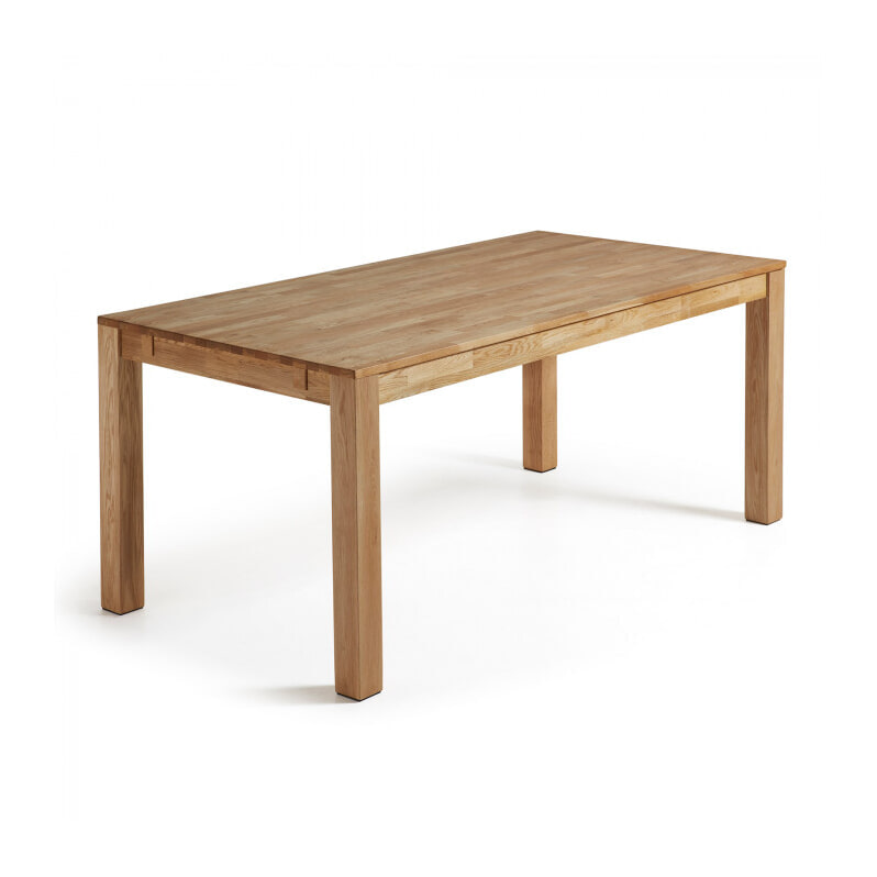 Kave Home uitschuifbare eettafel 'Isbel' eiken naturel