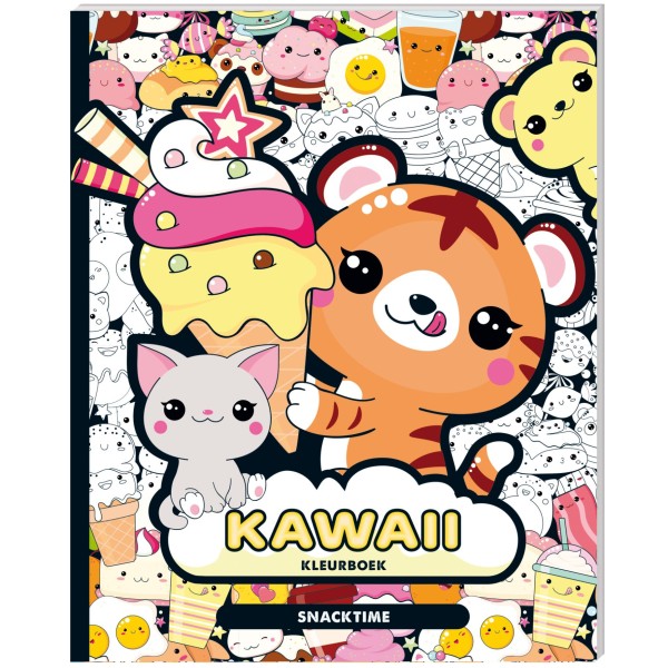 Kawaii Kleurboek Snacktime |