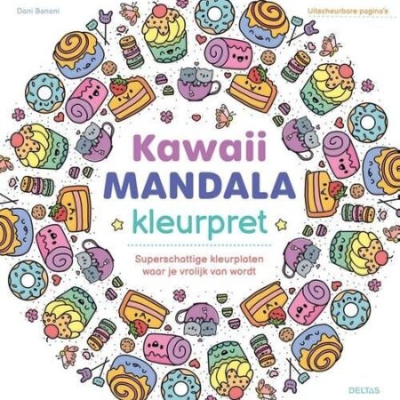 Kawaii Mandala Kleurpret | Deltas