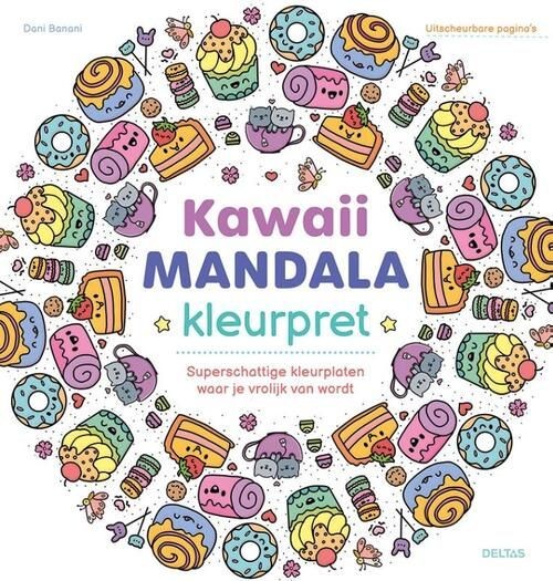 Kawaii Mandala Kleurpret | Deltas