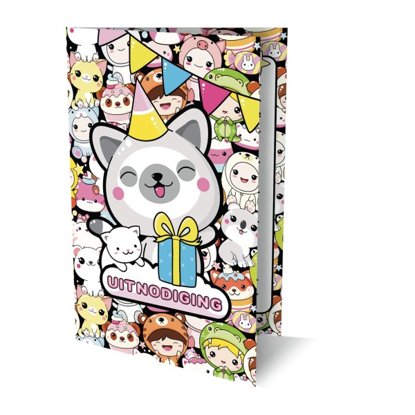 Kawaii Uitnodigingen 8 stuks |