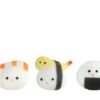 Kawaii squishy sushi vriendje 5cm | Merkloos