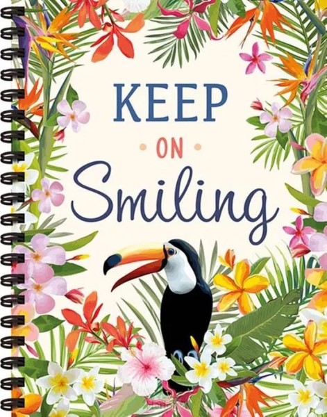 Keep On Smiling - Spiraalboek (Lijnen) | Deltas