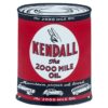 Kendall "The 2000 Mile Oil" Emaille Bord Olieblik Model - 28 x 20 cm | Fiftiesstore